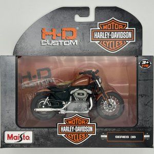 2007 Harley Davidson XL 1200N Nightster Brown Series 38 Maisto 1:18 Scale Model